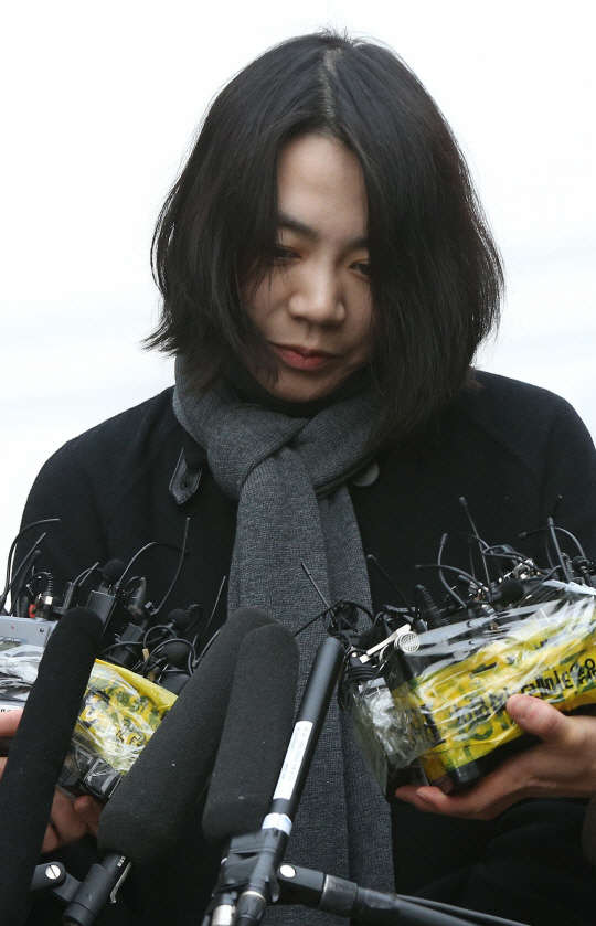 조현아 전 대한항공 부사장. 항소심에서 징역 10월에 집행유예 2년을 선고받고 석방됐다.